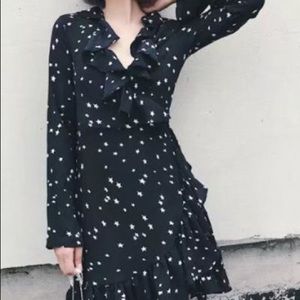 Wrap/Tie Star Dress, XS